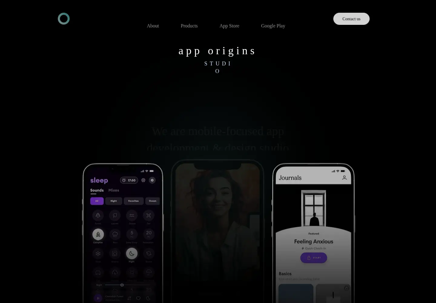 Screenshot of apporigins.com