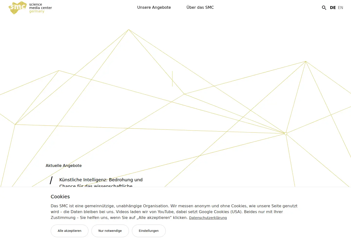 Screenshot of sciencemediacenter.de