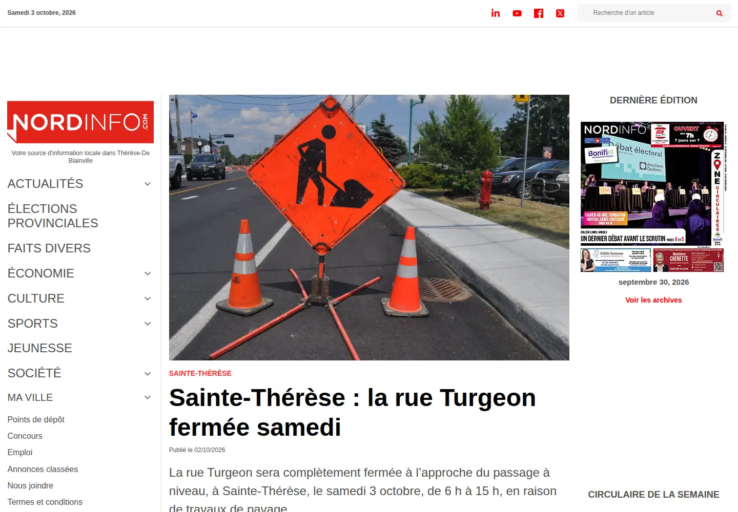 Screenshot of nordinfo.com