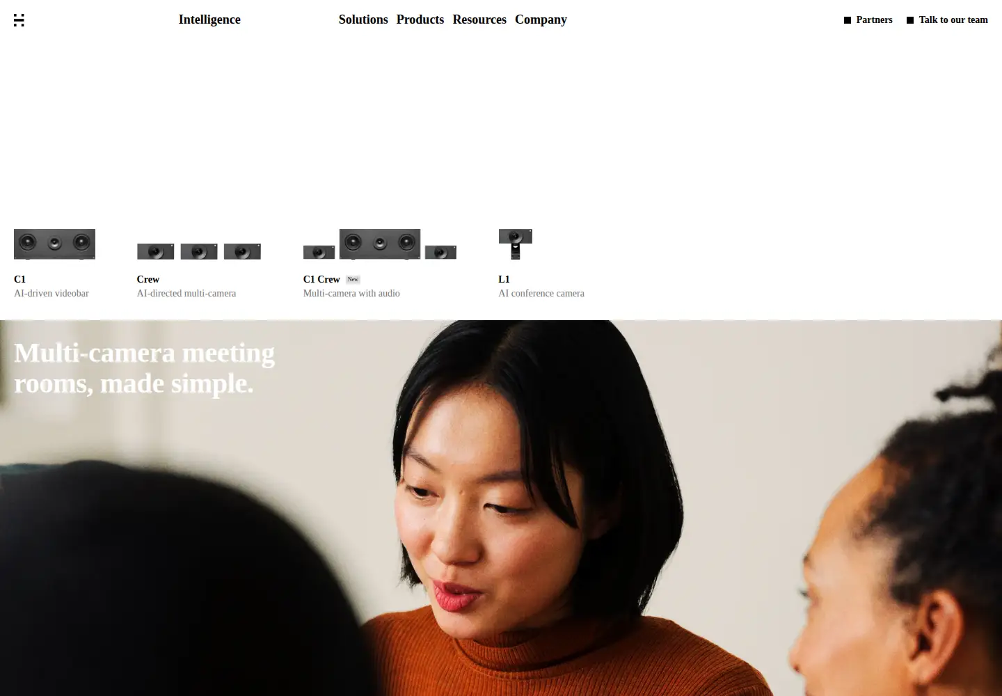 Screenshot of huddly.com