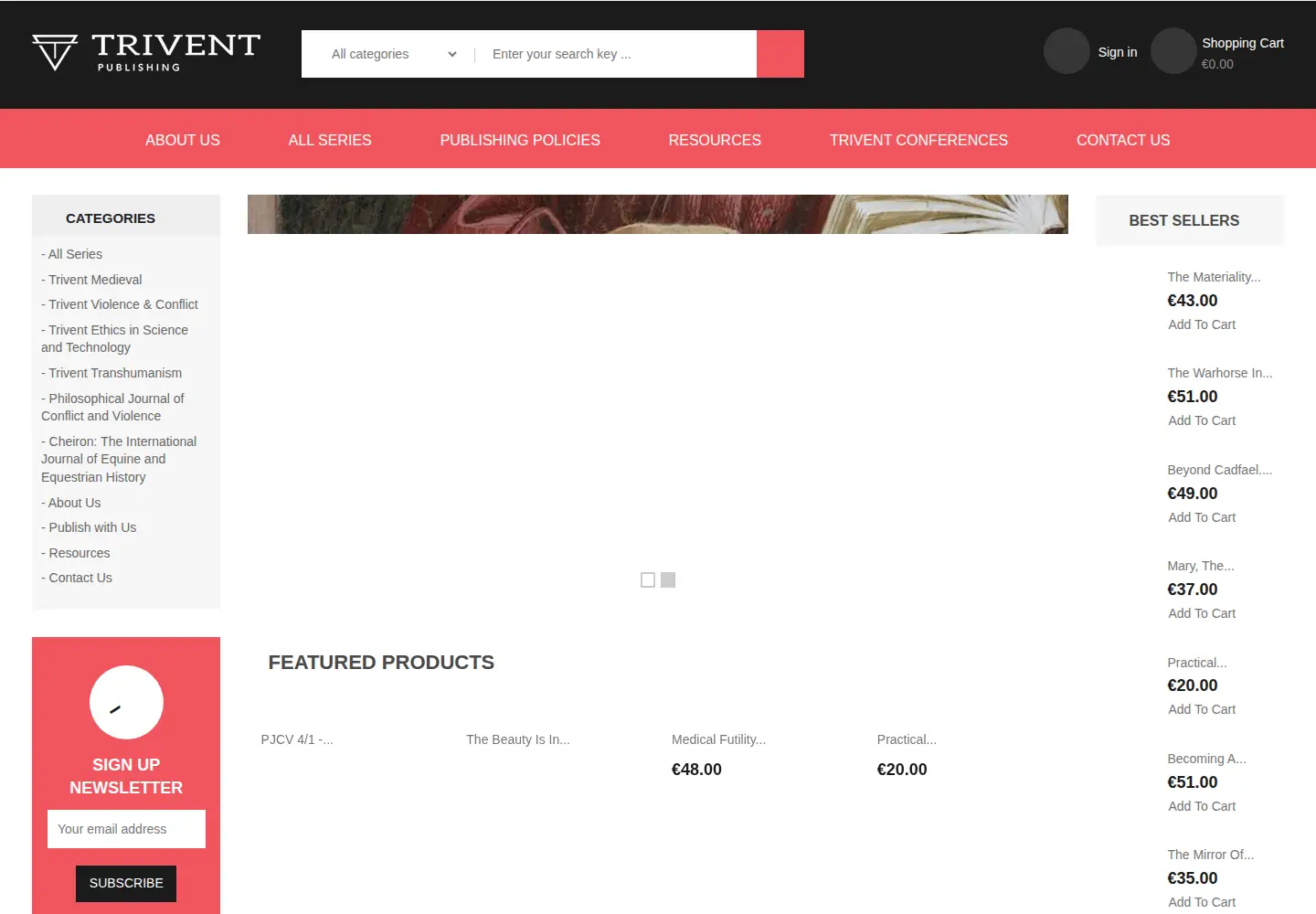 Screenshot of trivent-publishing.eu