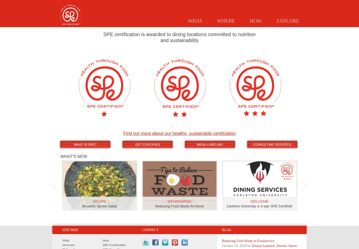 Screenshot of specertified.com