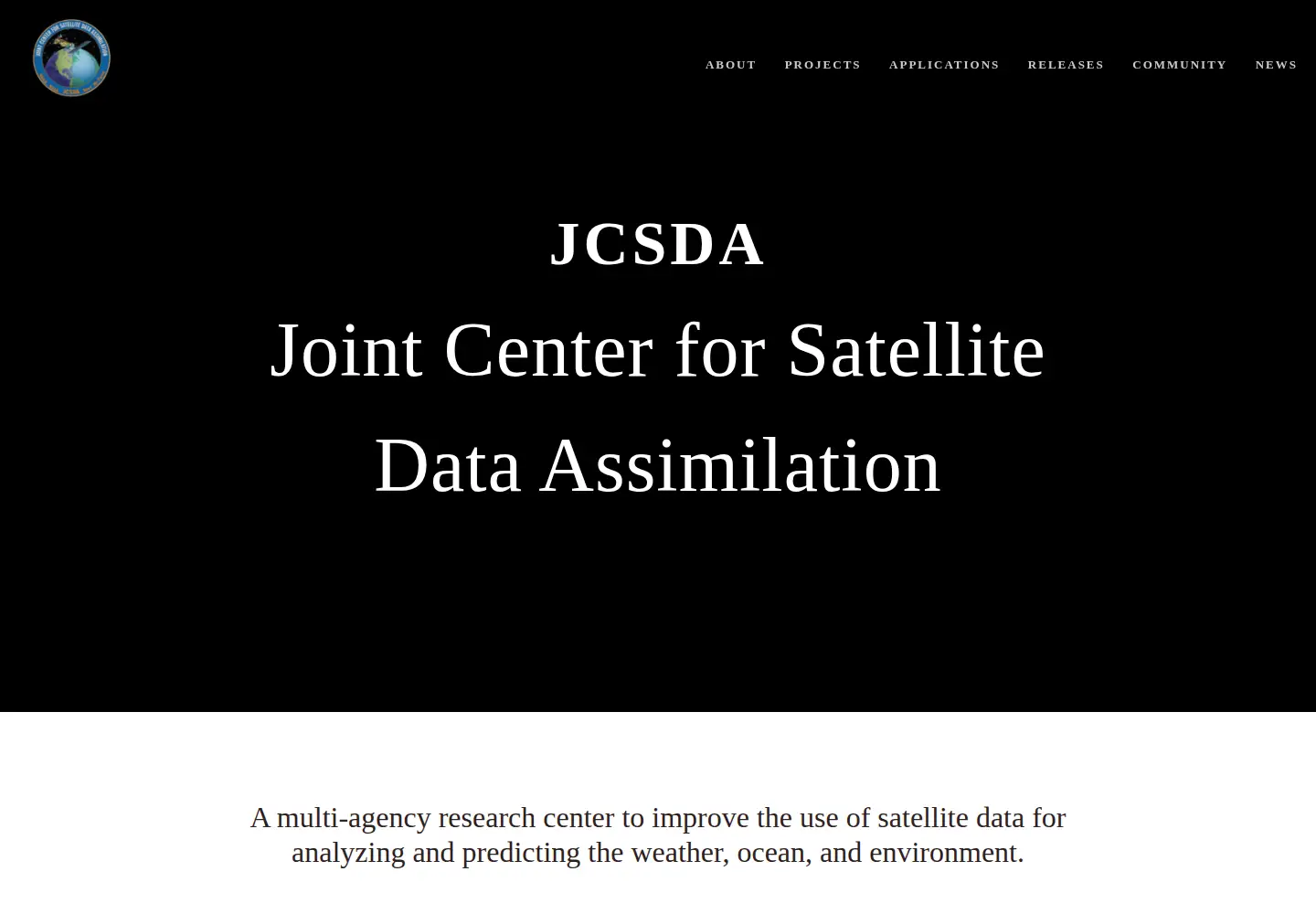 Screenshot of jcsda.org