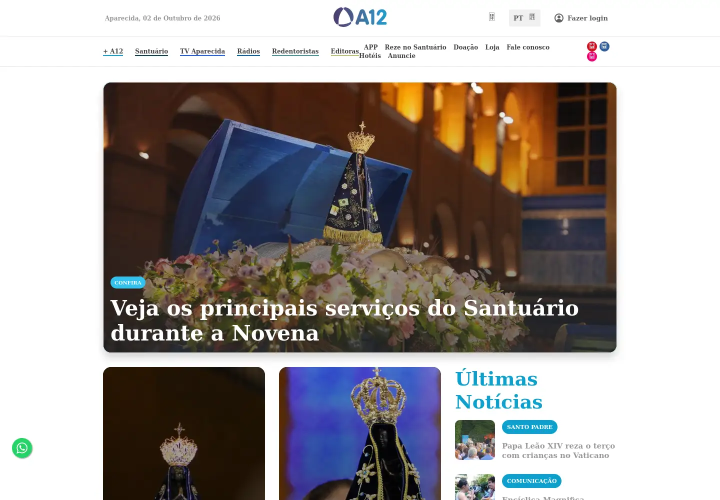 Screenshot of a12.com