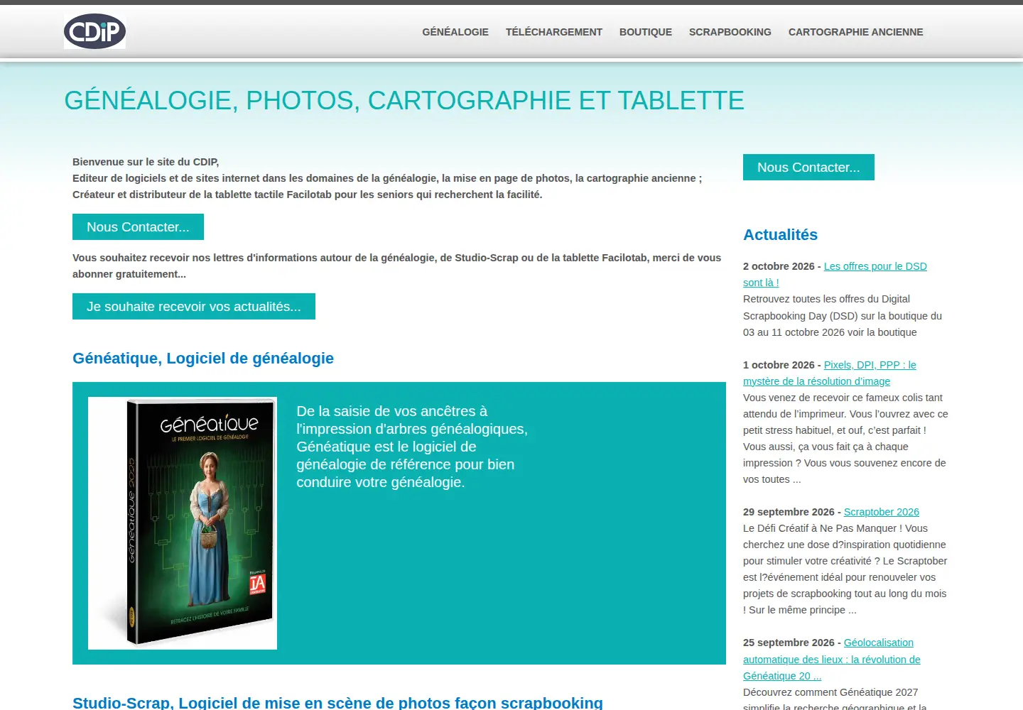 Screenshot of cdip.com