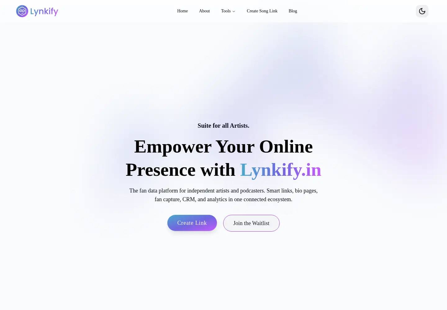 Screenshot of lynkify.in