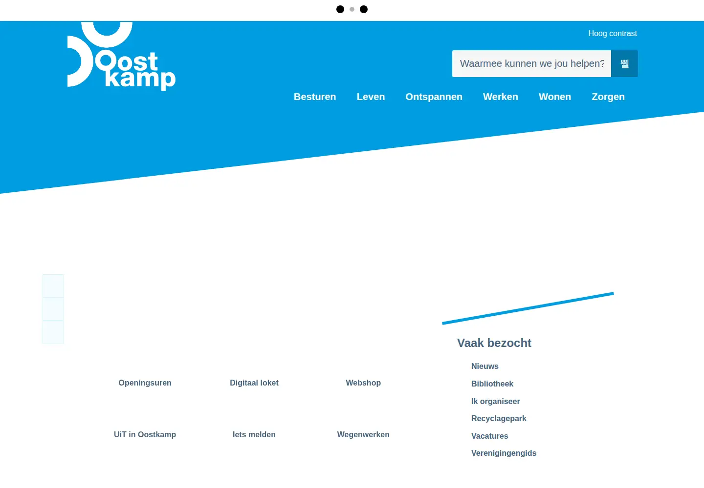 Screenshot of oostkamp.be