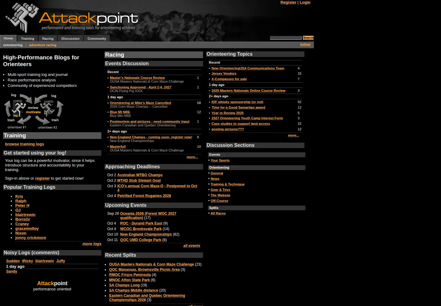 Screenshot of attackpoint.org