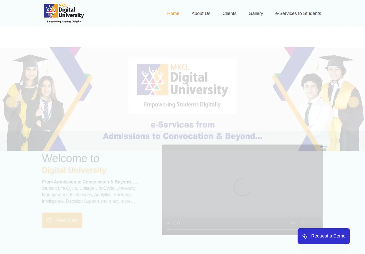 Screenshot of digitaluniversity.ac
