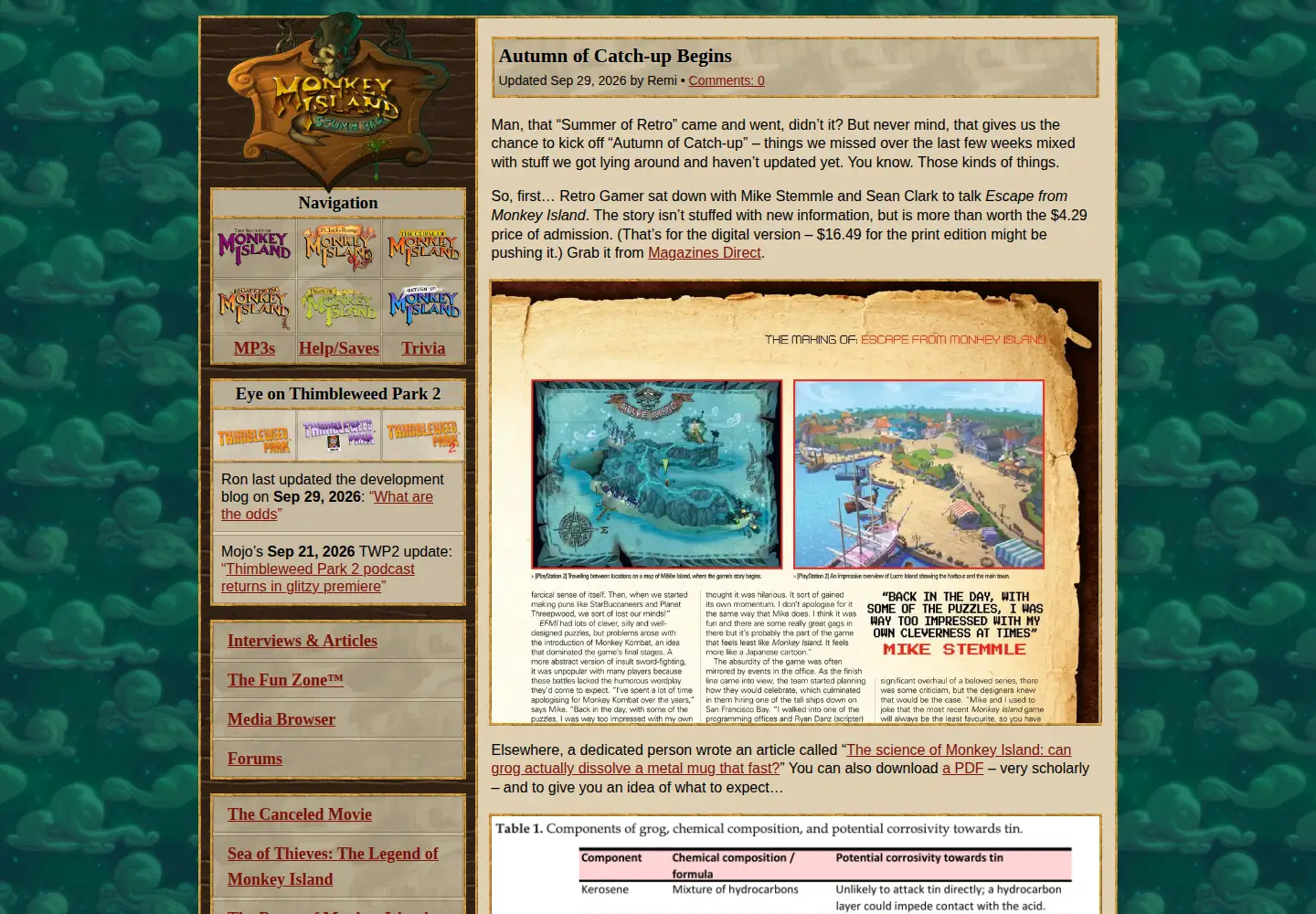 Screenshot of scummbar.com