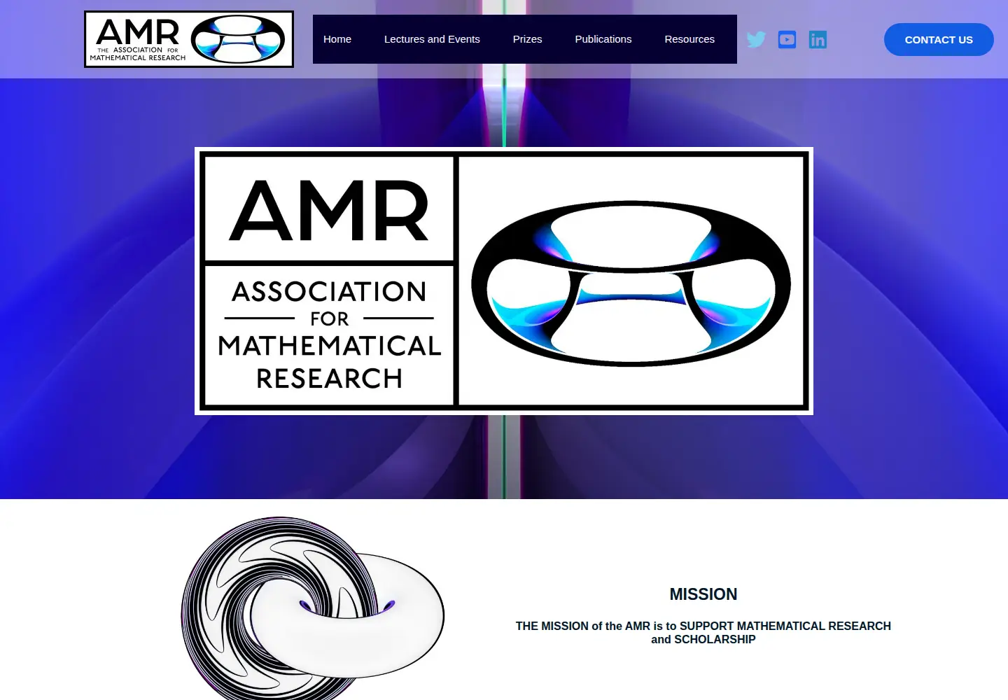 Screenshot of amathr.org