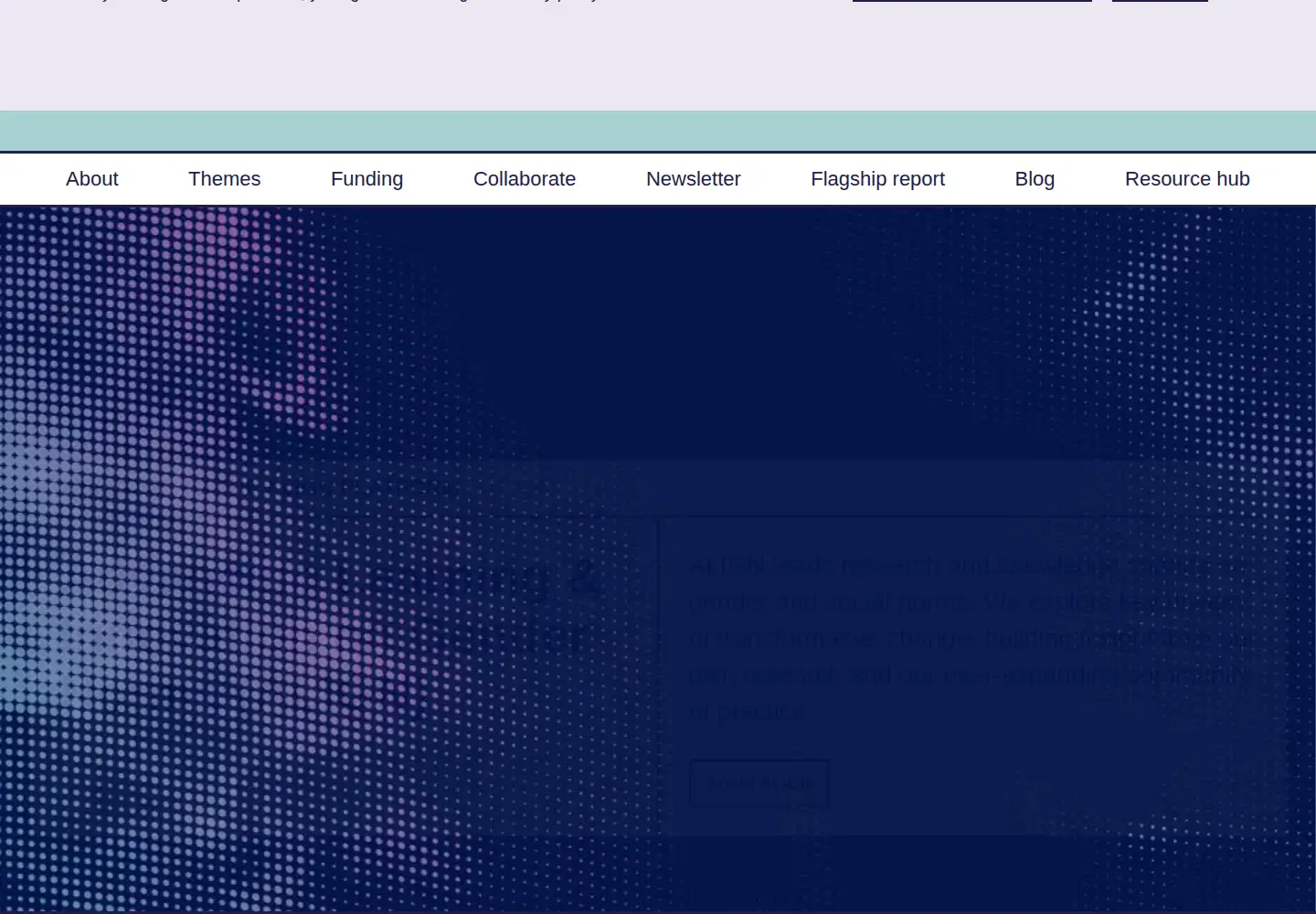 Screenshot of alignplatform.org