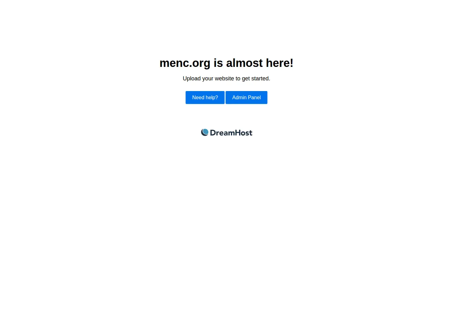 Screenshot of menc.org