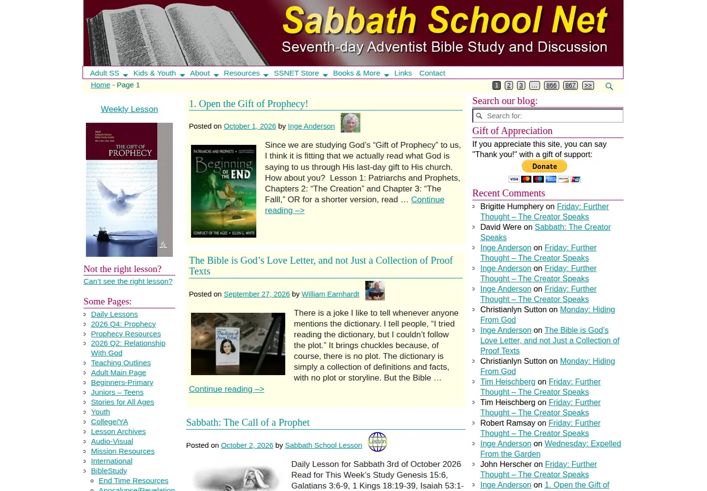 Screenshot of ssnet.org