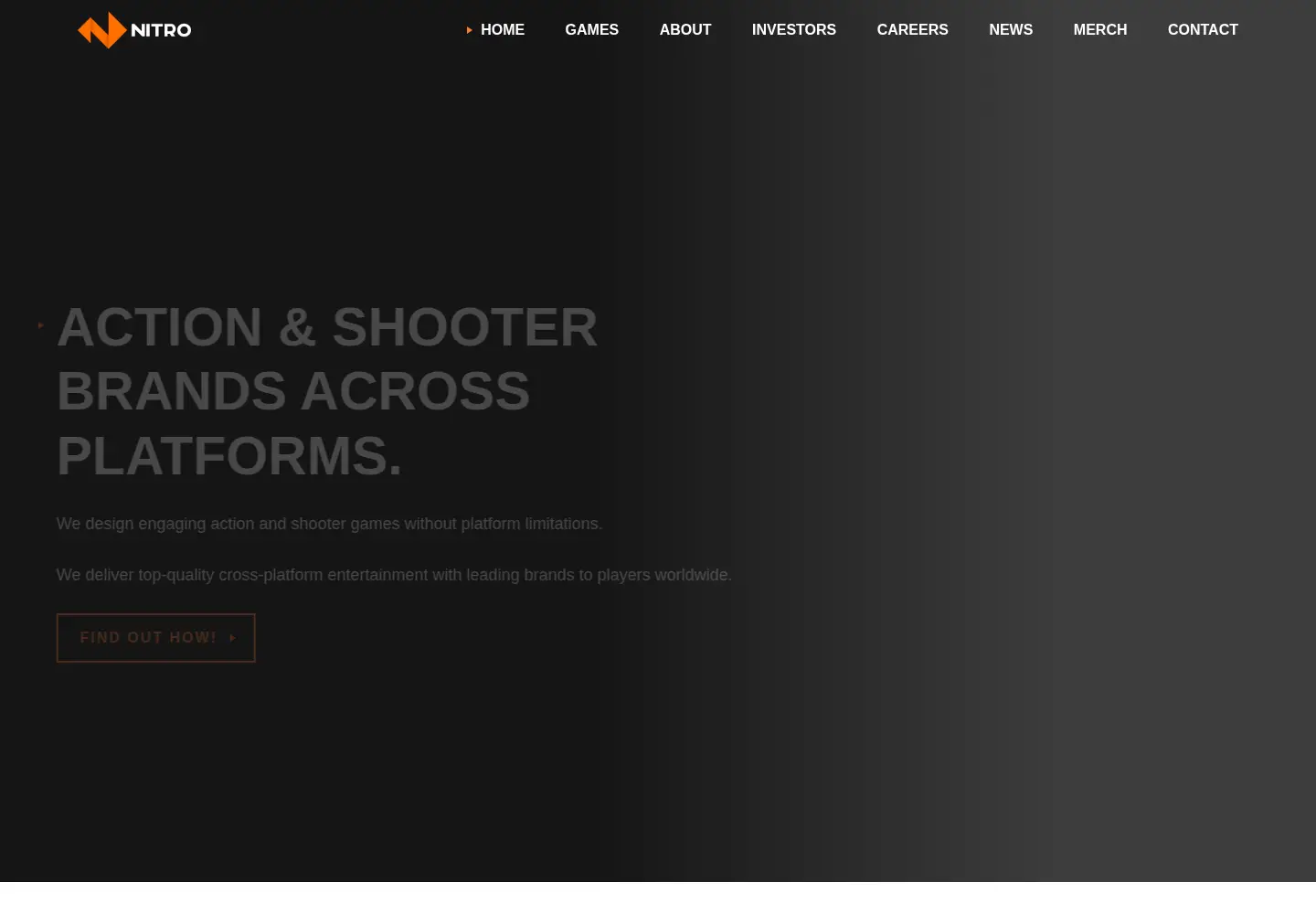 Screenshot of nitrogames.com