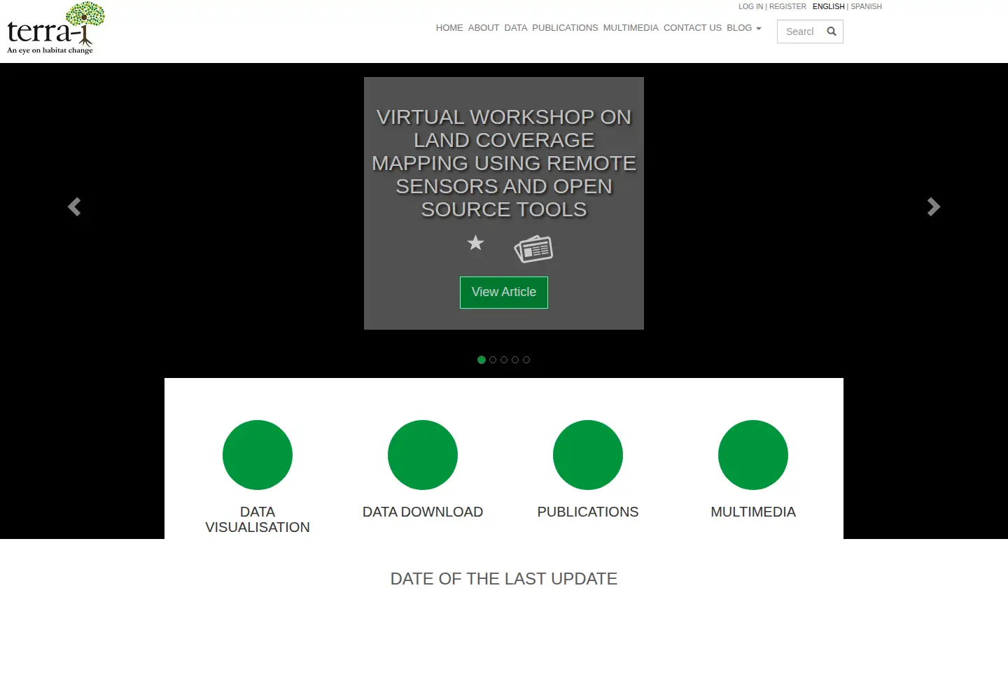 Screenshot of terra-i.org
