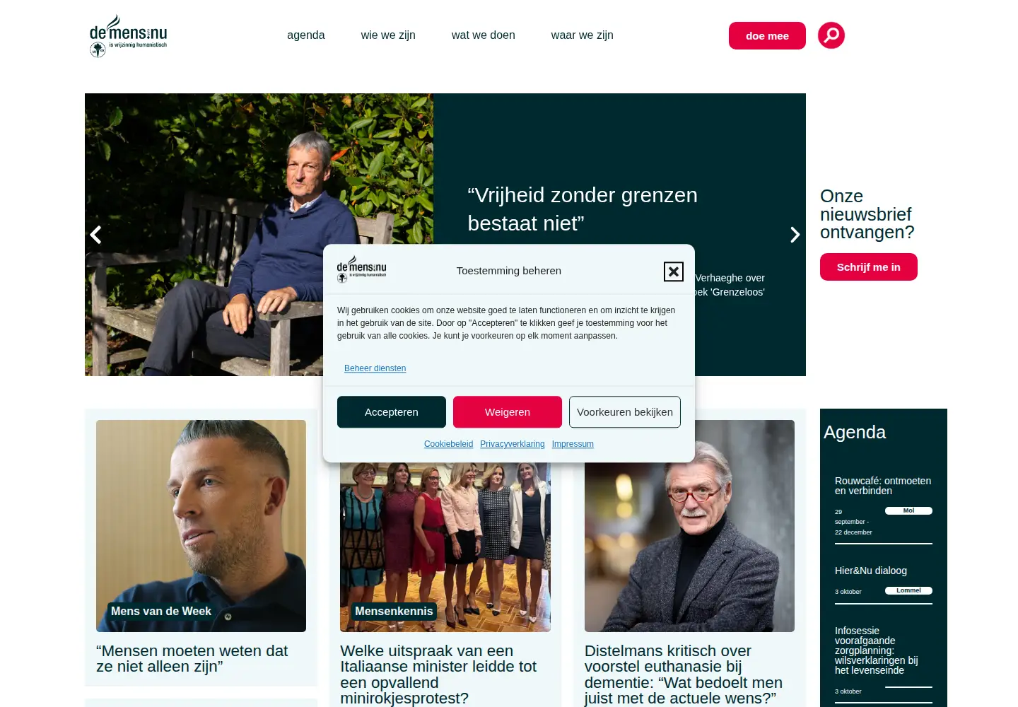 Screenshot of demens.nu