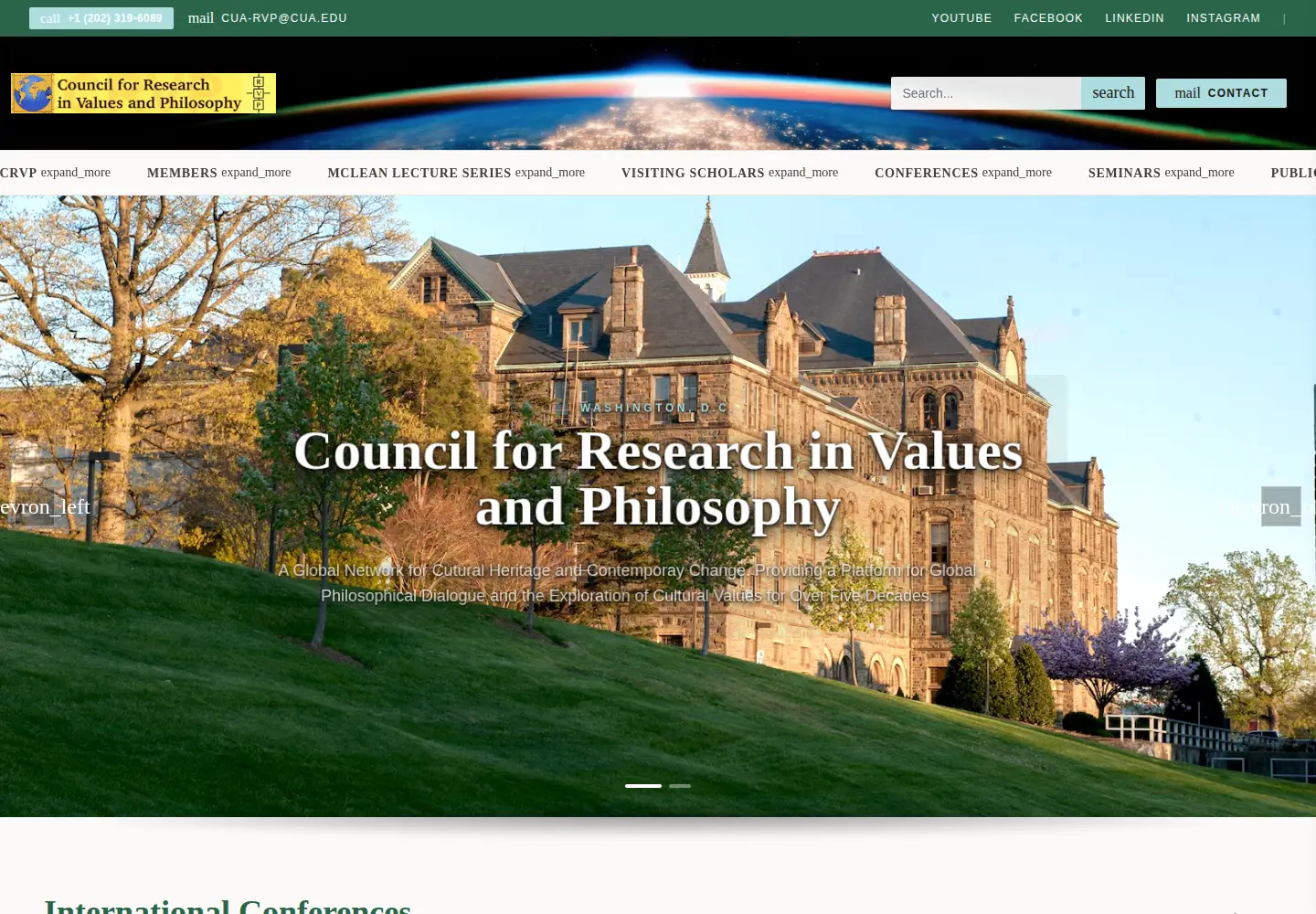 Screenshot of crvp.org