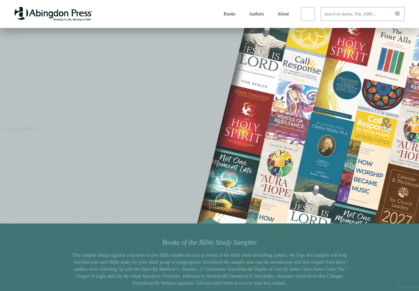 Screenshot of abingdonpress.com