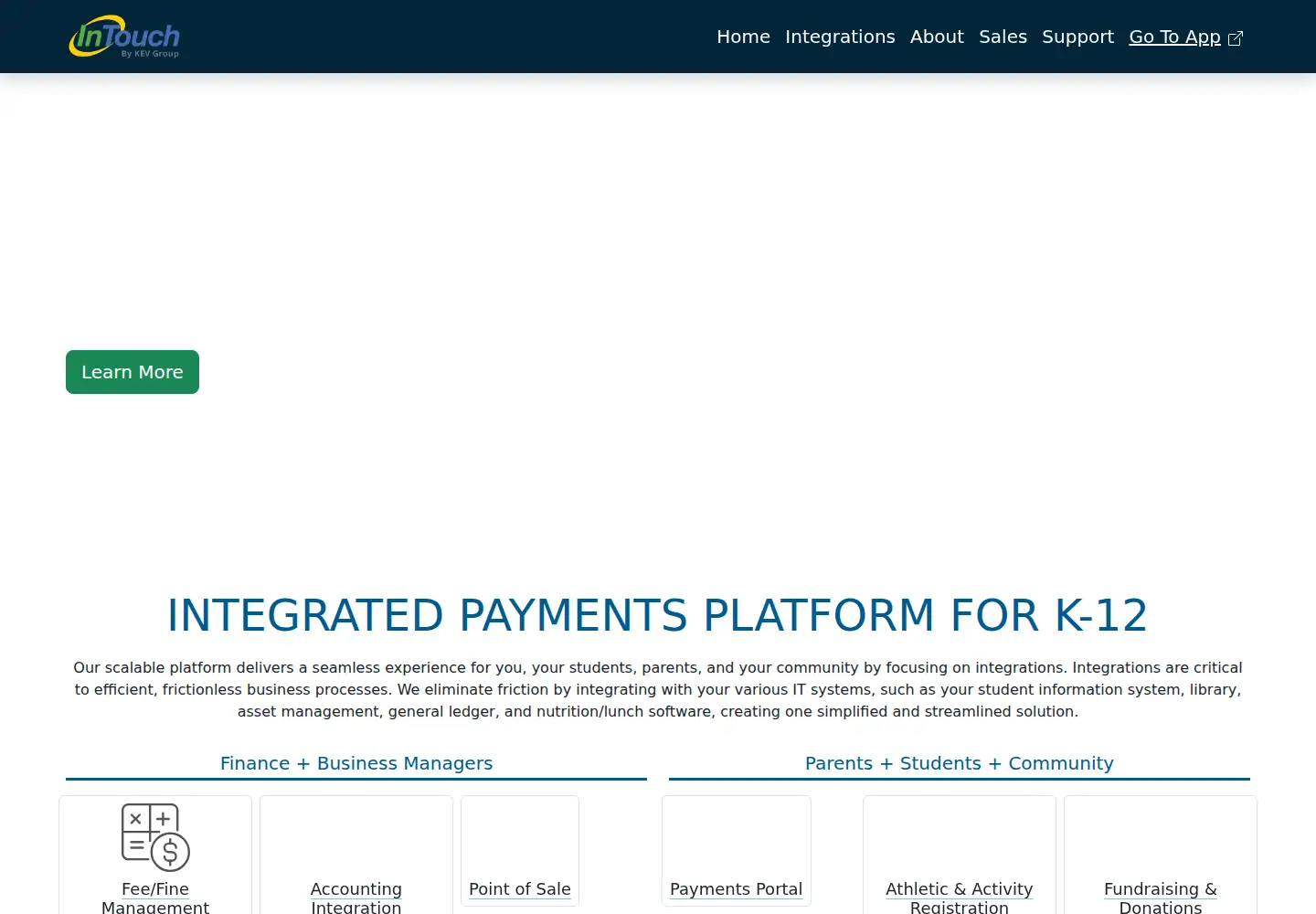 Screenshot of intouchreceipting.com