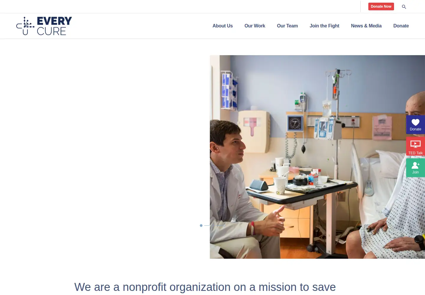 Screenshot of everycure.org