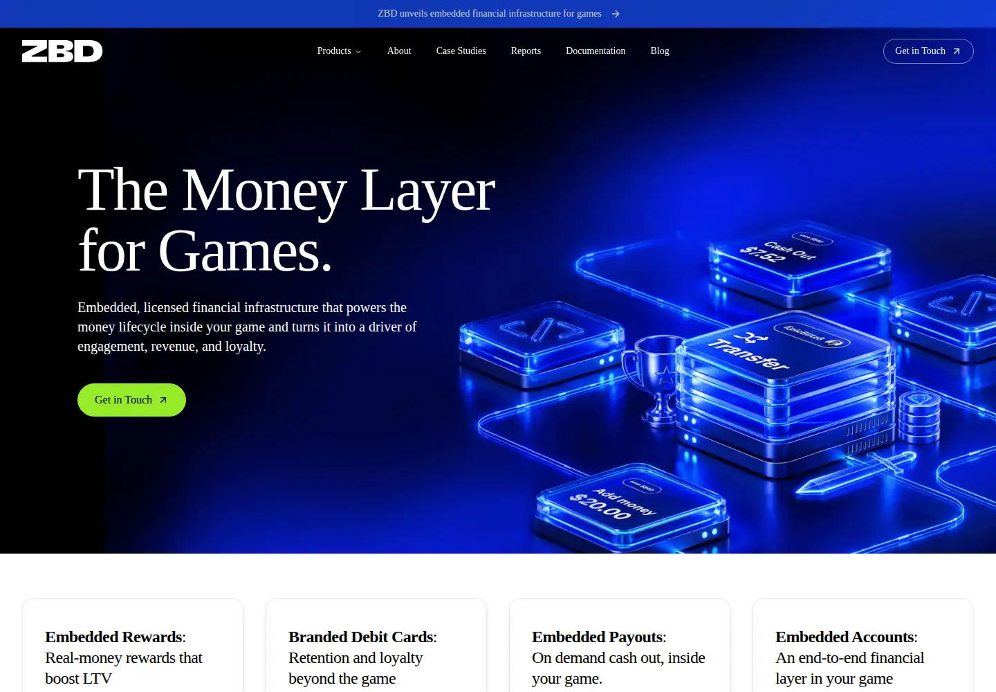 Screenshot of zbd.gg