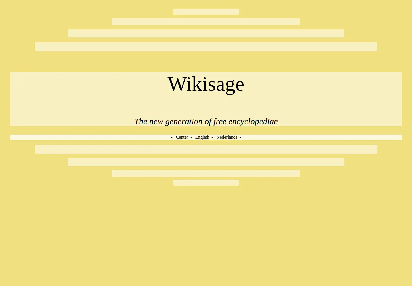 Screenshot of wikisage.org
