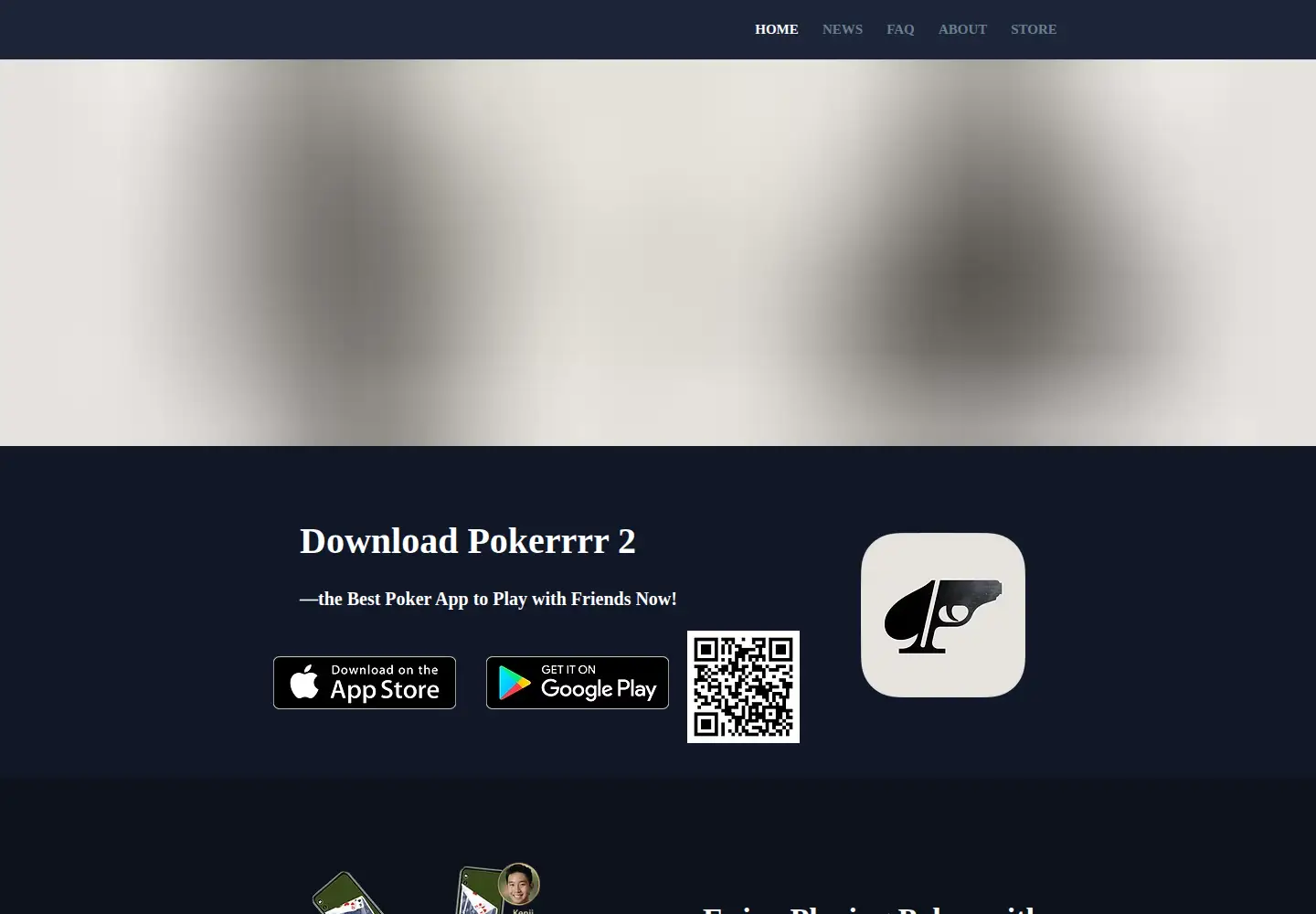 Screenshot of pokerrrrapp.com