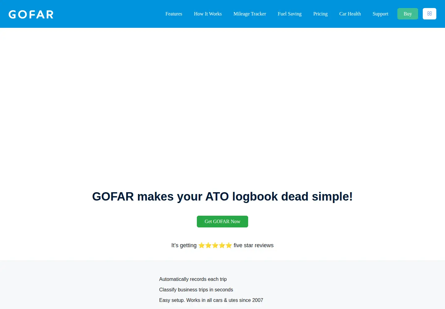 Screenshot of gofar.co