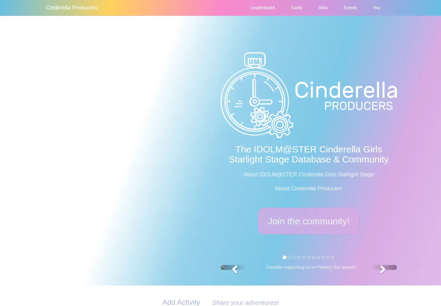 Screenshot of cinderella.pro