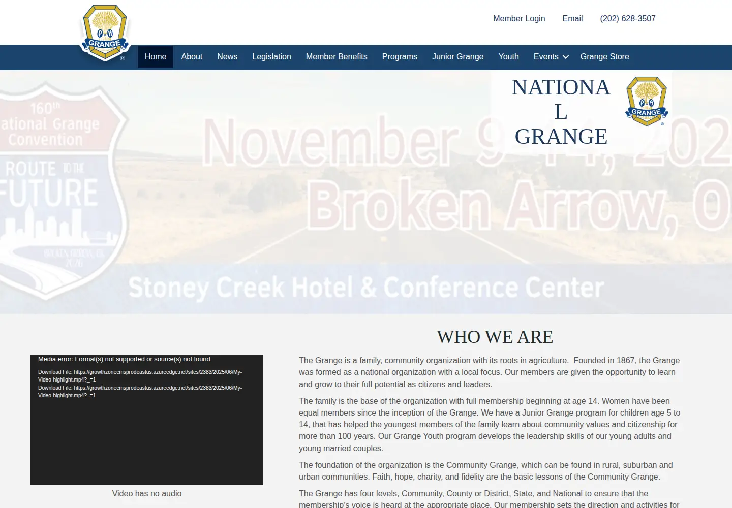 Screenshot of nationalgrange.org