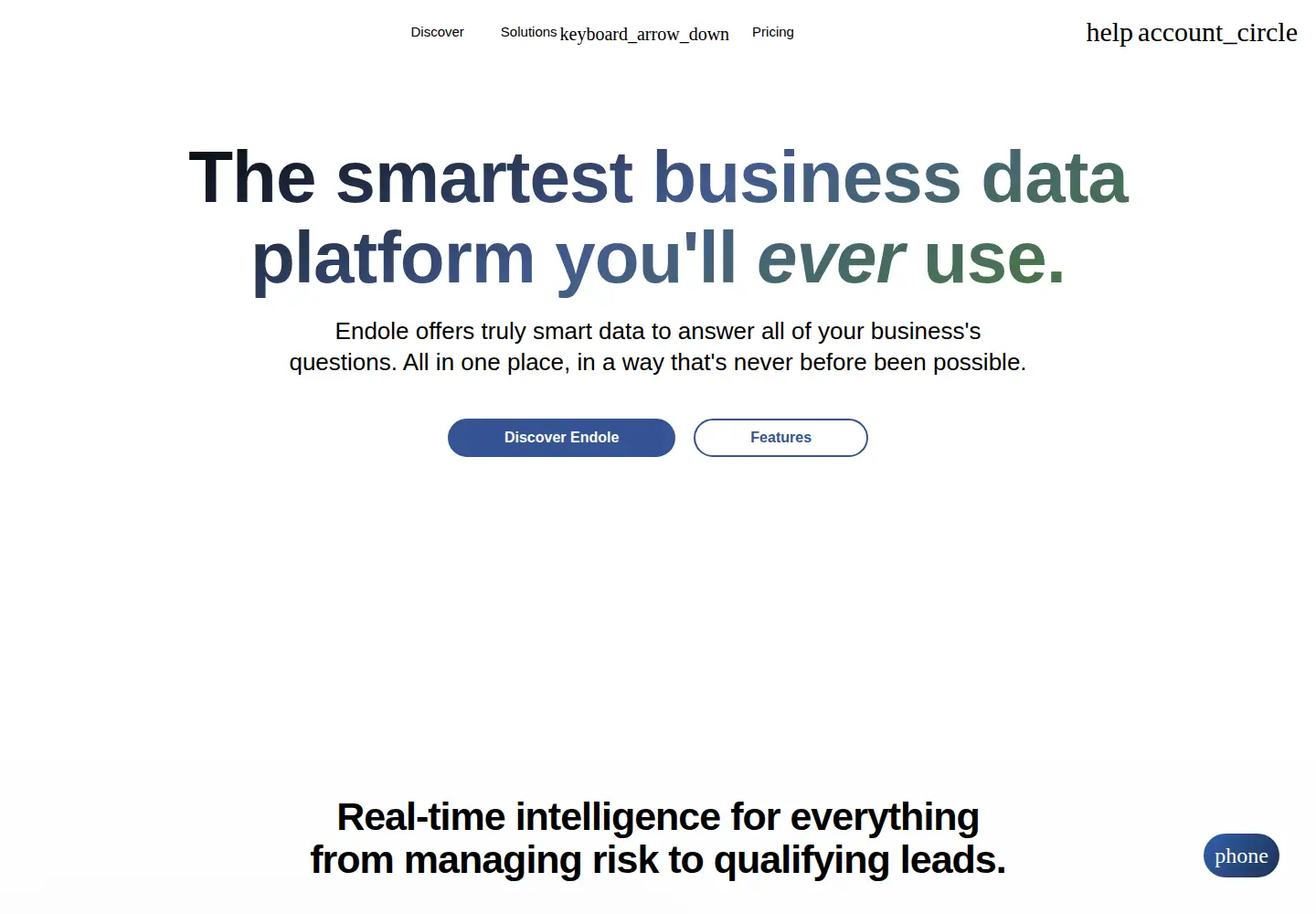 Screenshot of endole.co.uk