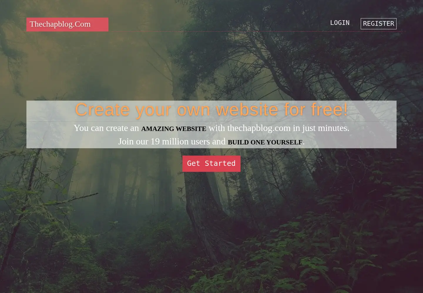 Screenshot of thechapblog.com