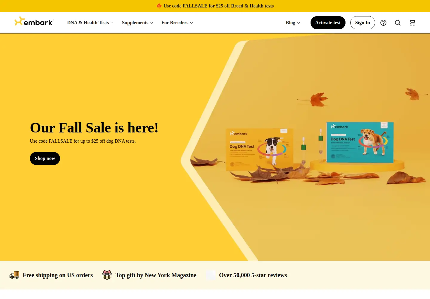 Screenshot of embarkvet.com
