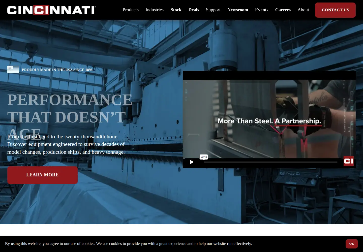 Screenshot of e-ci.com