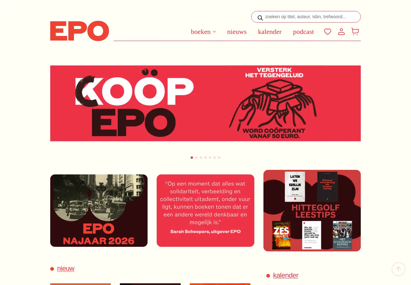 Screenshot of epo.be