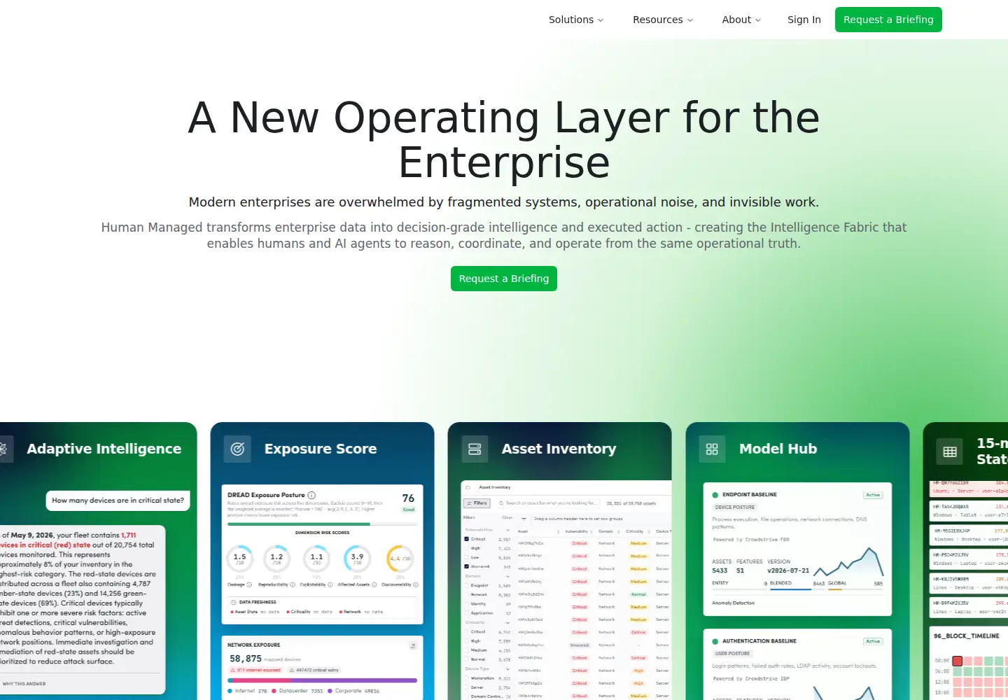 Screenshot of humanmanaged.com