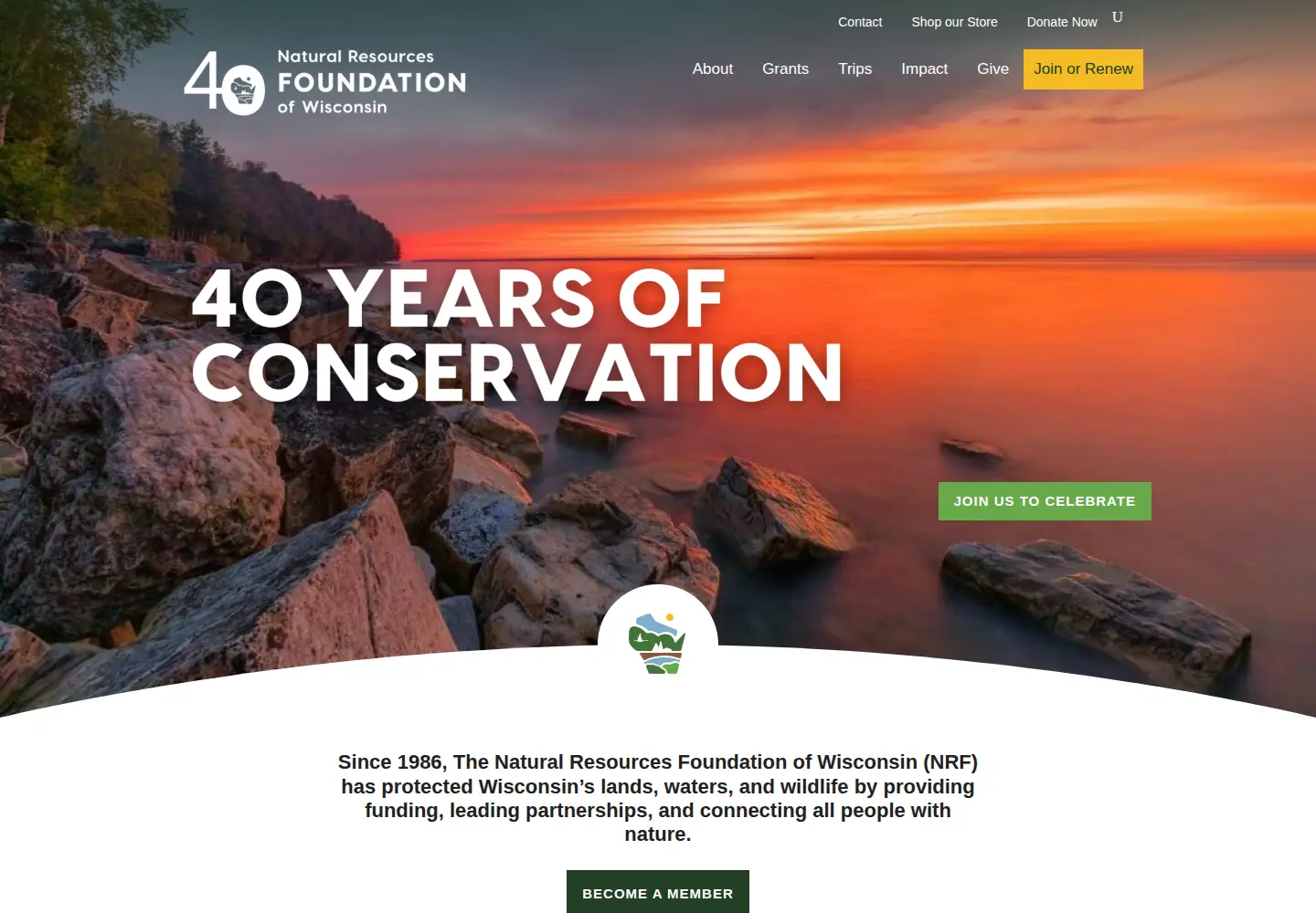 Screenshot of wisconservation.org