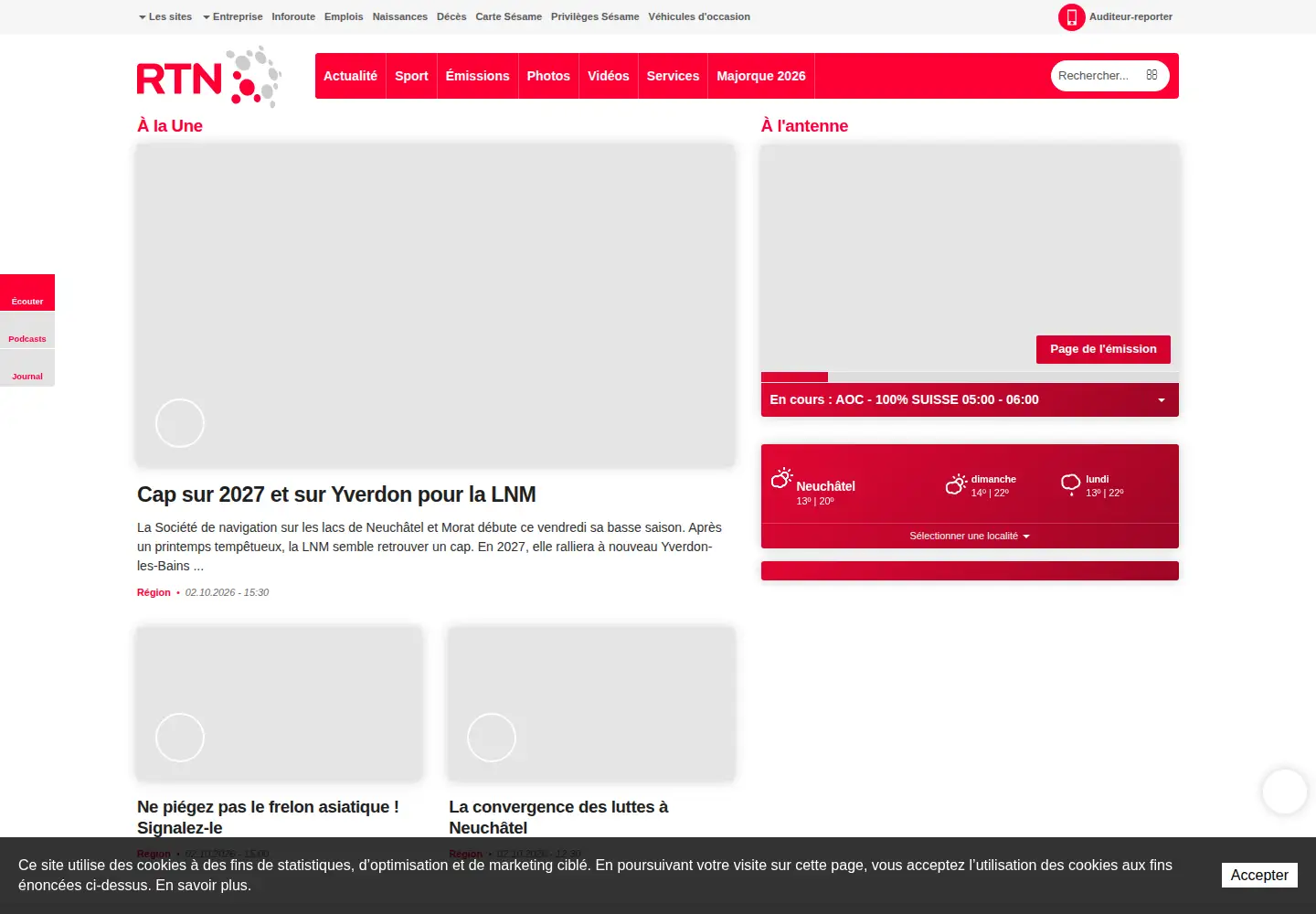 Screenshot of rtn.ch