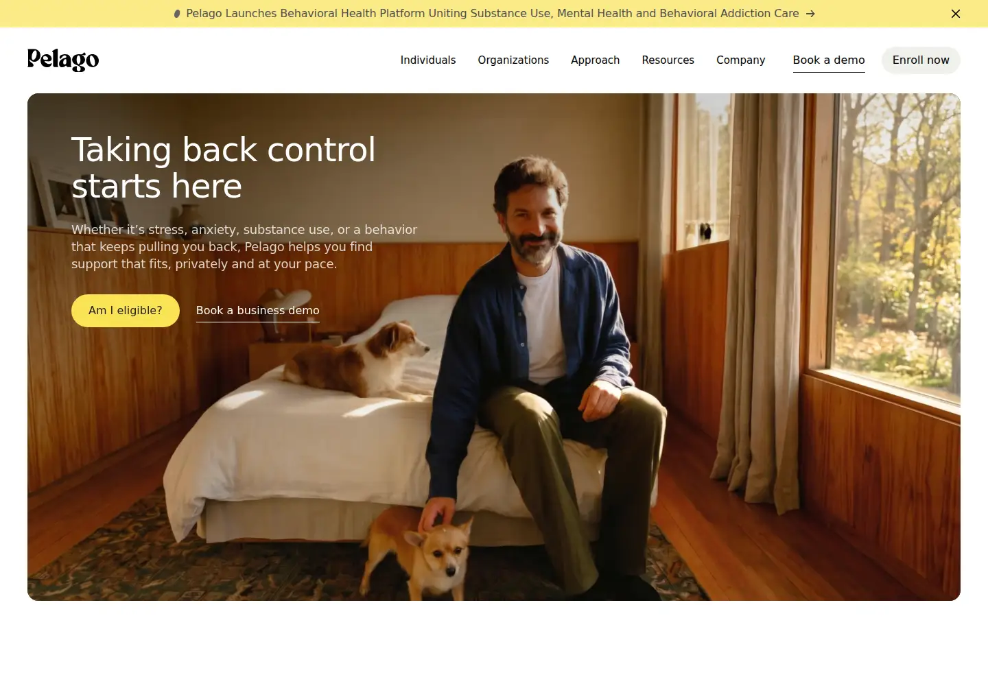 Screenshot of pelagohealth.com