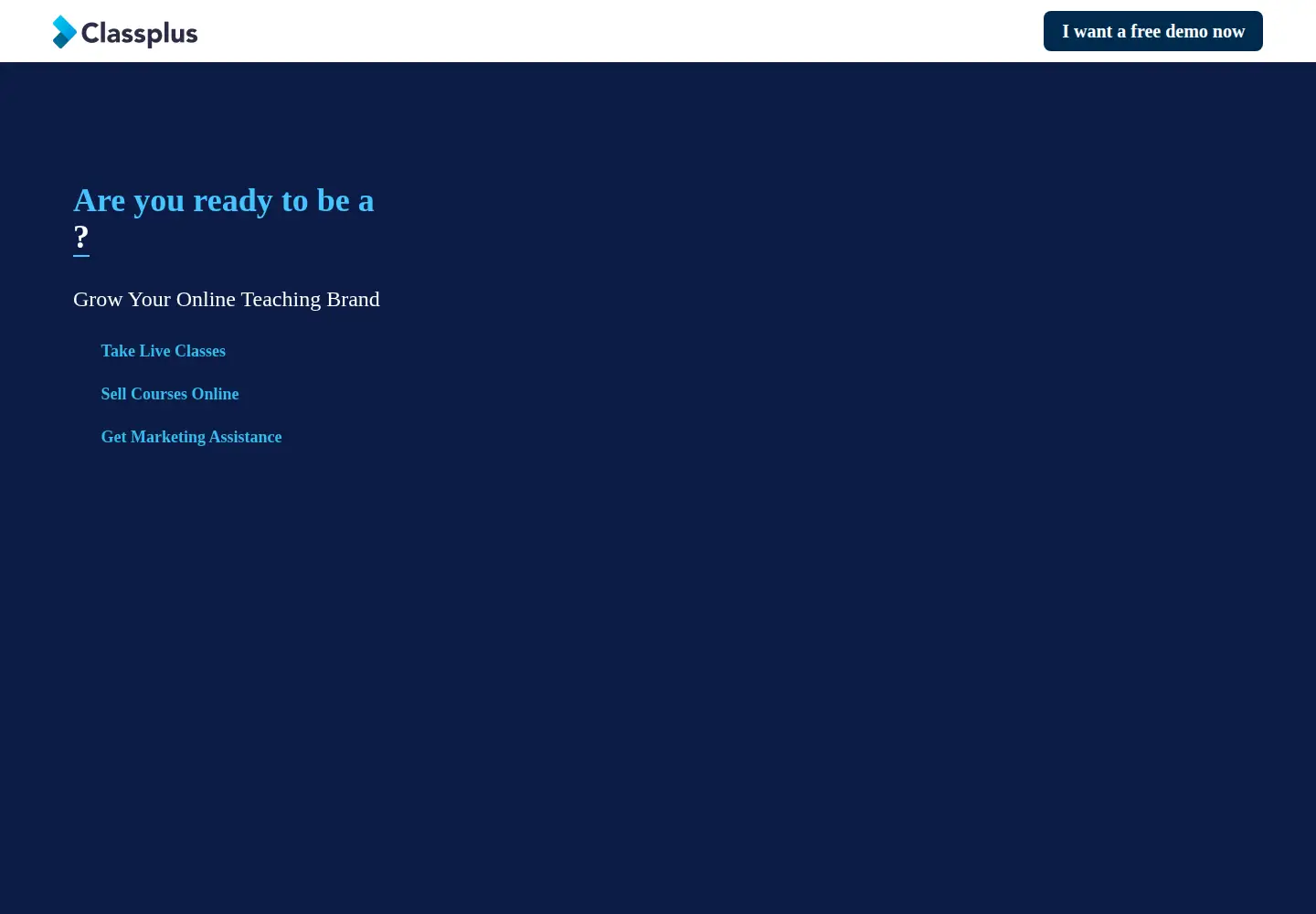 Screenshot of classplusapp.com