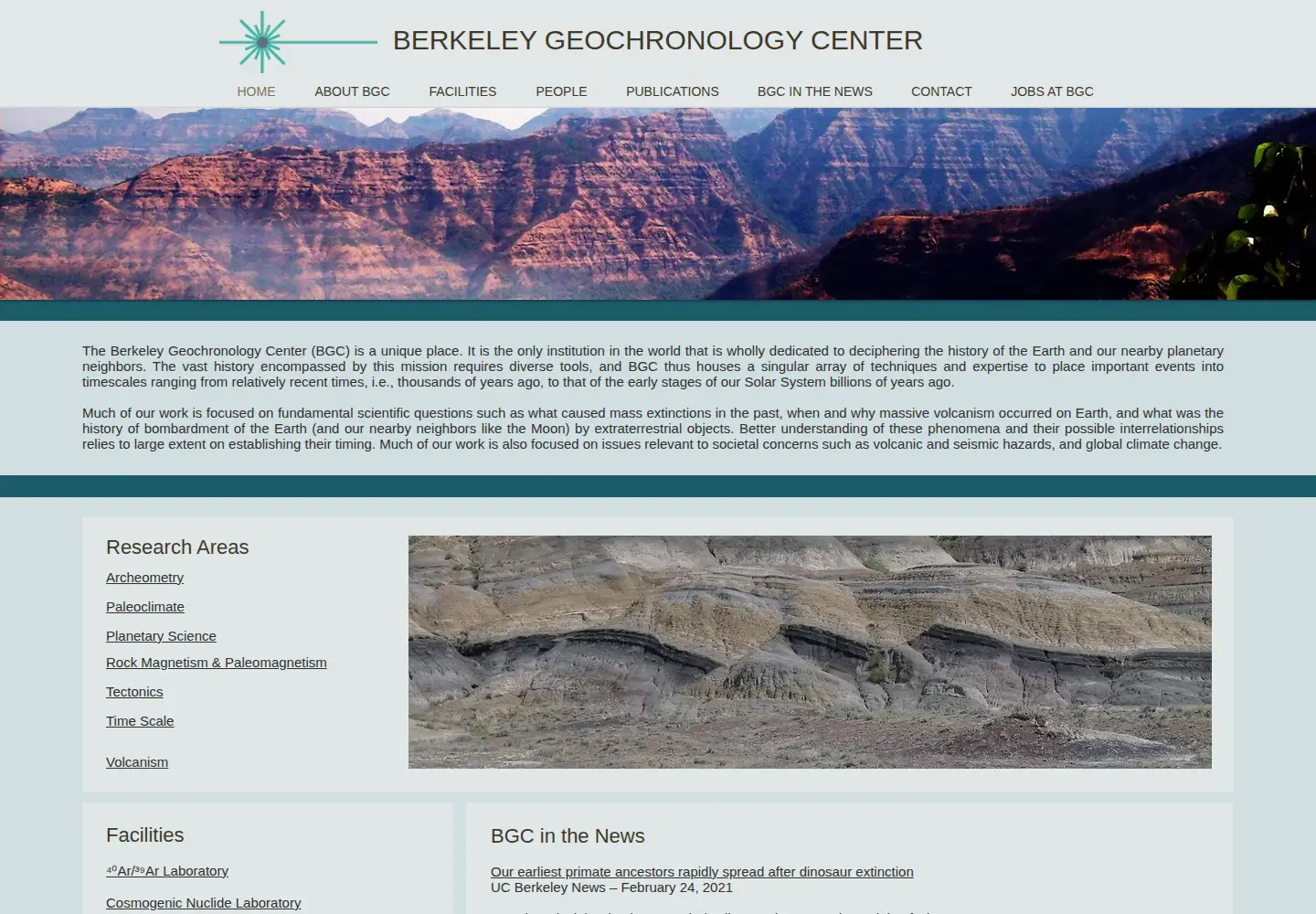Screenshot of bgc.org