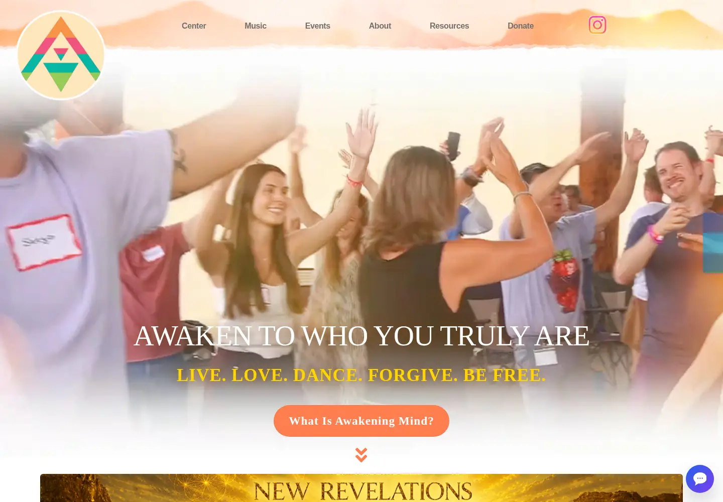 Screenshot of awakening-mind.org