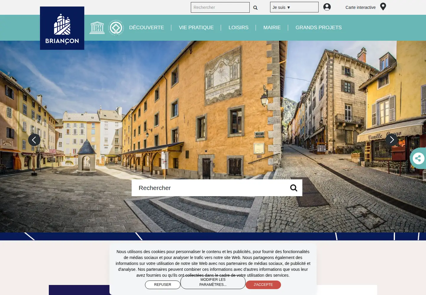 Screenshot of ville-briancon.fr