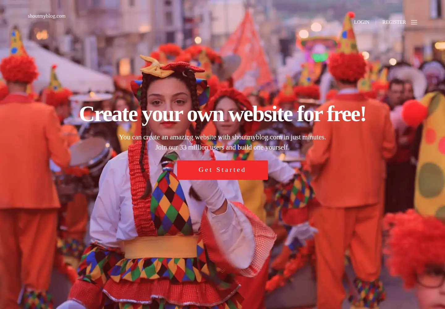 Screenshot of shoutmyblog.com
