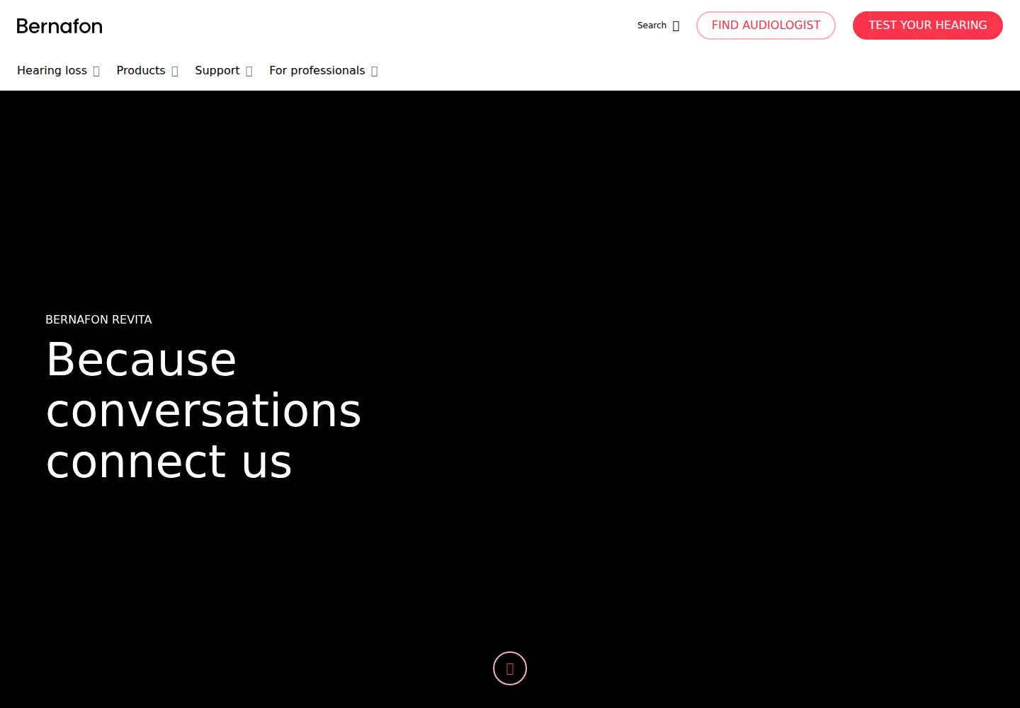 Screenshot of bernafon.com