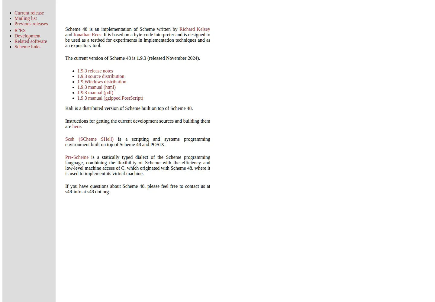 Screenshot of s48.org