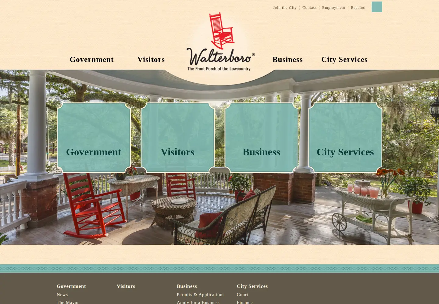 Screenshot of walterborosc.org