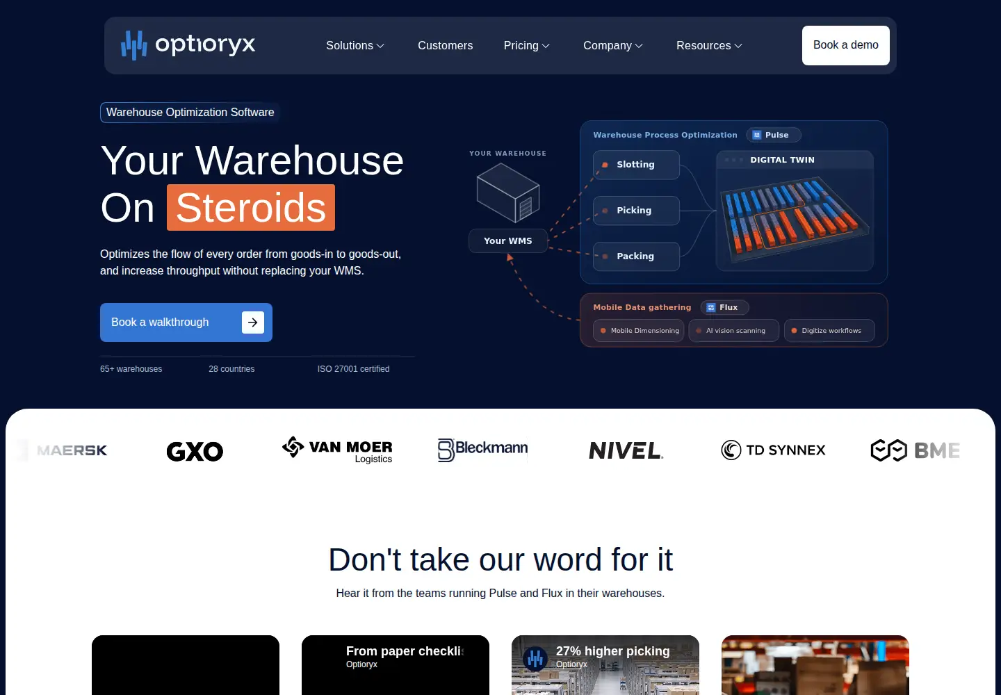 Screenshot of optioryx.com
