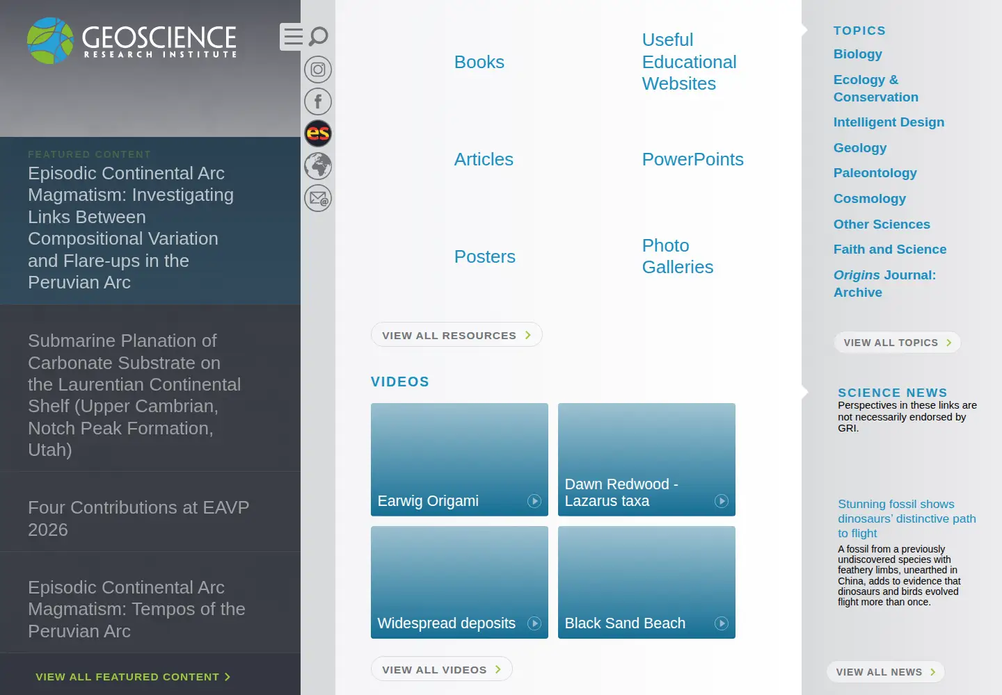 Screenshot of grisda.org